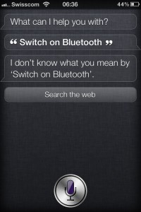 Switch on Bluetooth