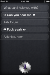 Siri on iPod Touch